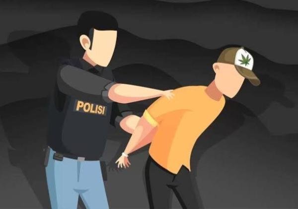 Razia Narkoba  di Pangeran Hidayat, Empat Pria Positif Metamfetamina